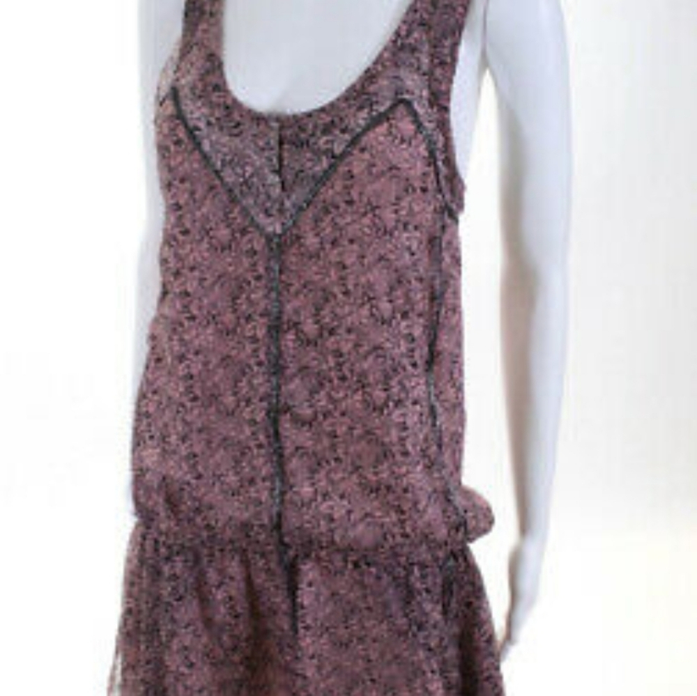 Elizabeth and James Silk Floral Print Dress